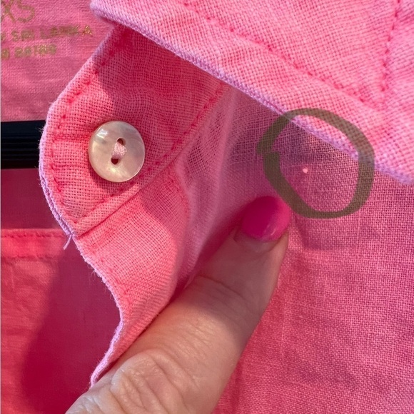Lilly Pulitzer Sea View Linen Button Down Top - Picture 7 of 15